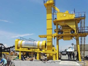 YLB1000 mobile mix plant