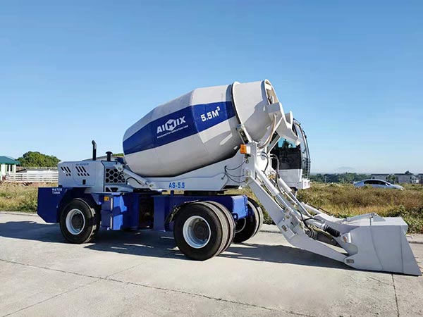 AS-5.5 self-loading mixer truck in Bataan Philippines